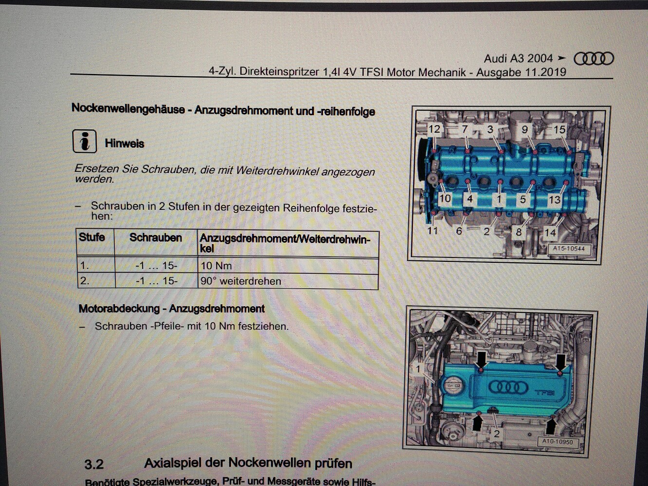 Schone Audi A3 8p Anzugsdrehmomente Fotos