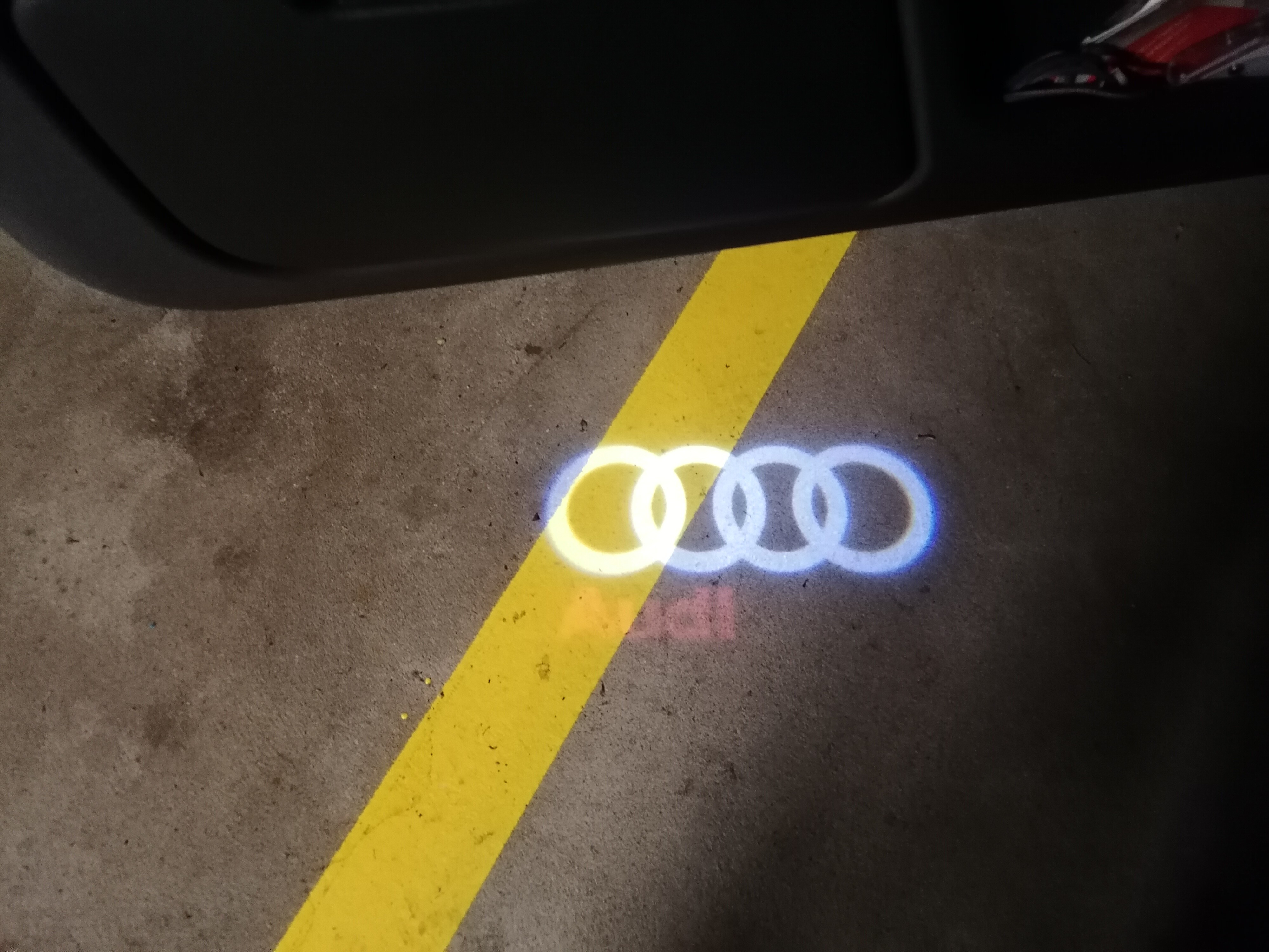 Einstiegsleuchten Tür LED Audi Logo - Audi A3 (8L) - A3-Freunde