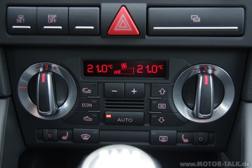 A3 8P Doppel Din Klimabedienteil : Biete Audi
