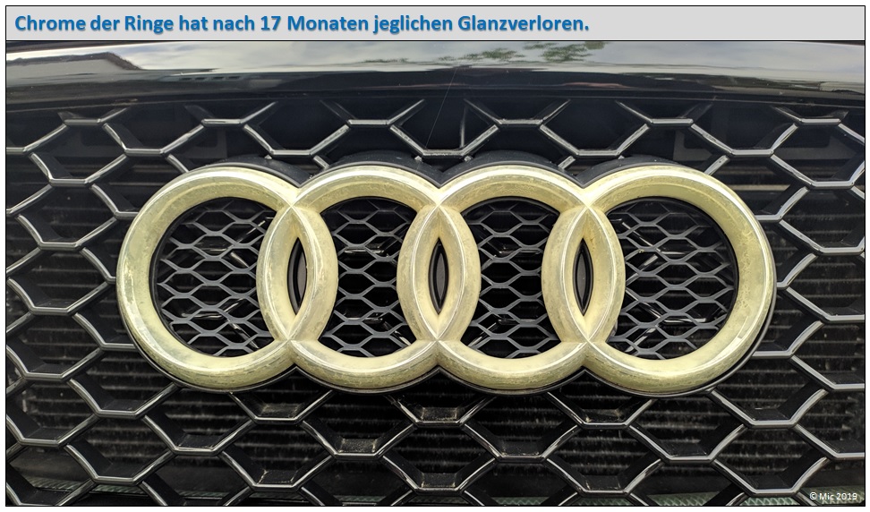 Audi Ringe aus Holz beleuchtet als Wand-Deko - Sonstiges - A3-Freunde